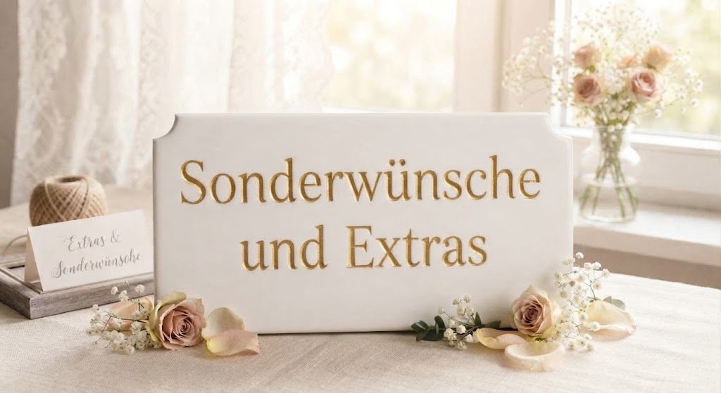 Sonderwünsche und Extras